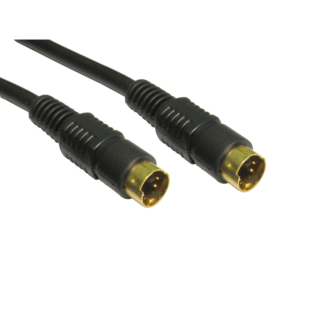 Cables Direct 2VV-075 S-Video Cables - Black