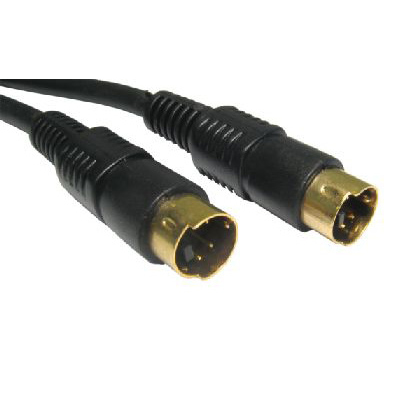 Cables Direct 2VV-10 S-Video Cables - Black