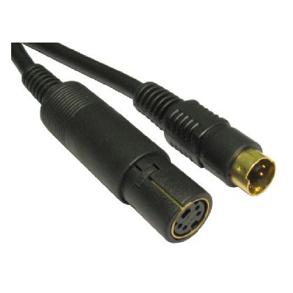 Cables Direct 4-pin S-Video Cables - Black