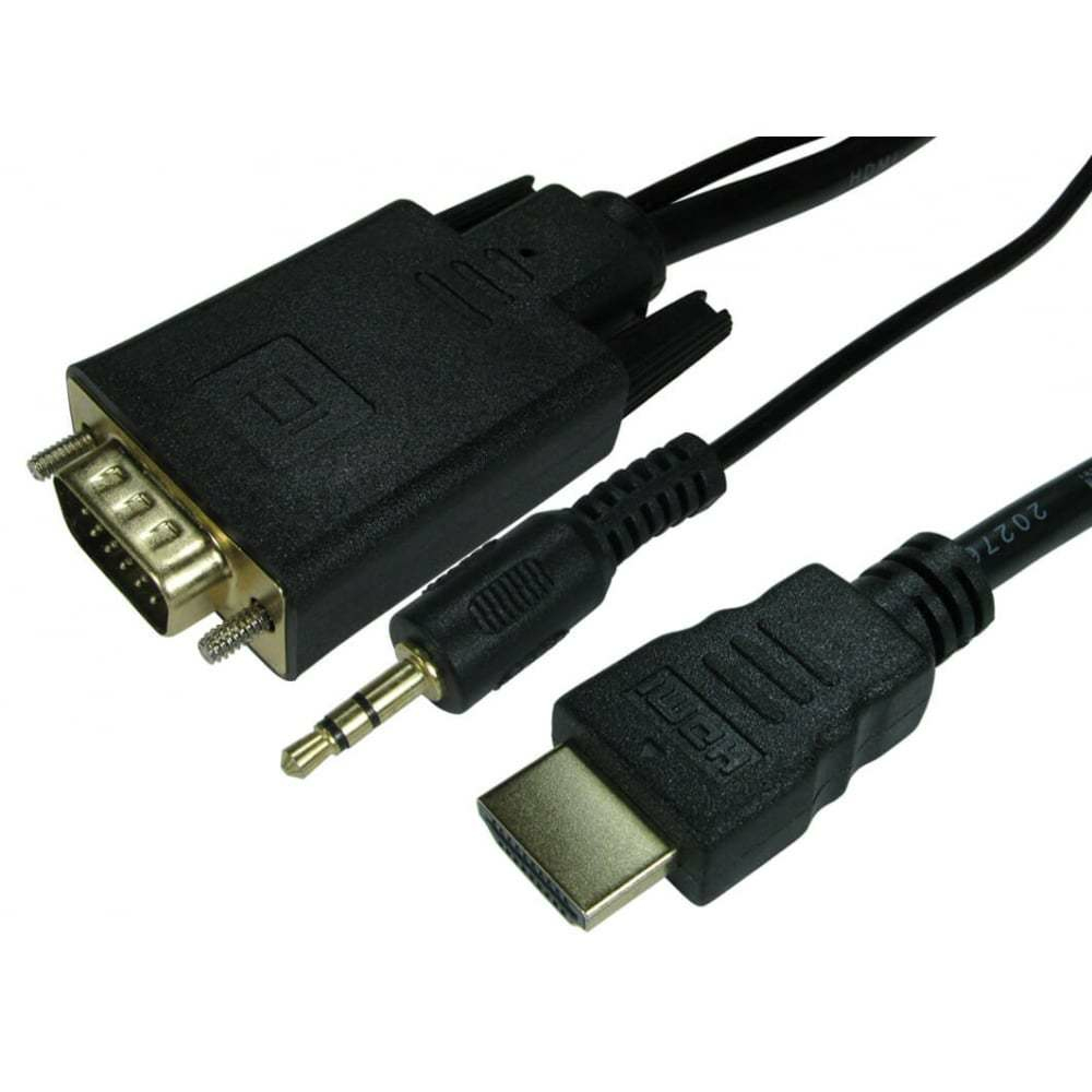 Cables Direct 77HDMI-VGCBL044 Video Cable Adapters - Black