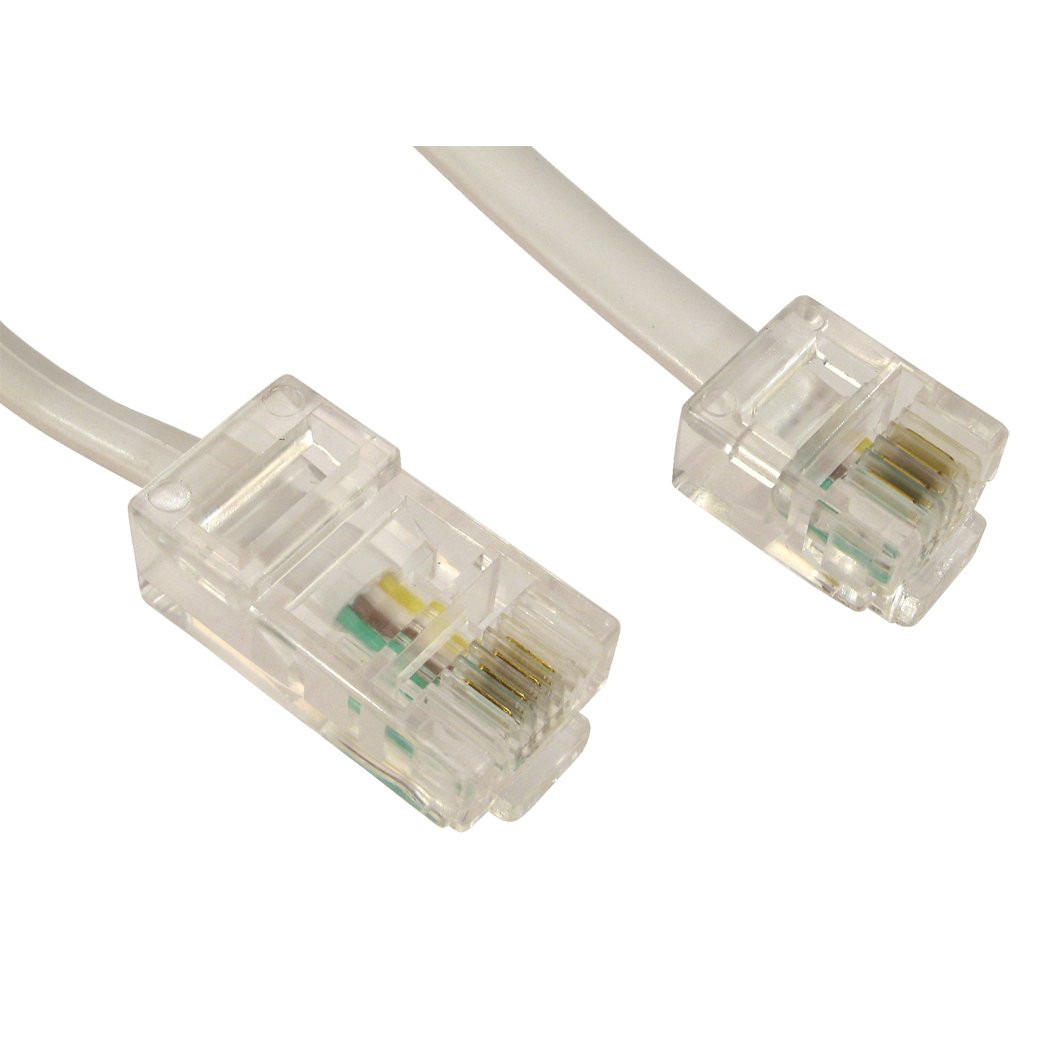 Cables Direct RJ45 Telephone Cables - White