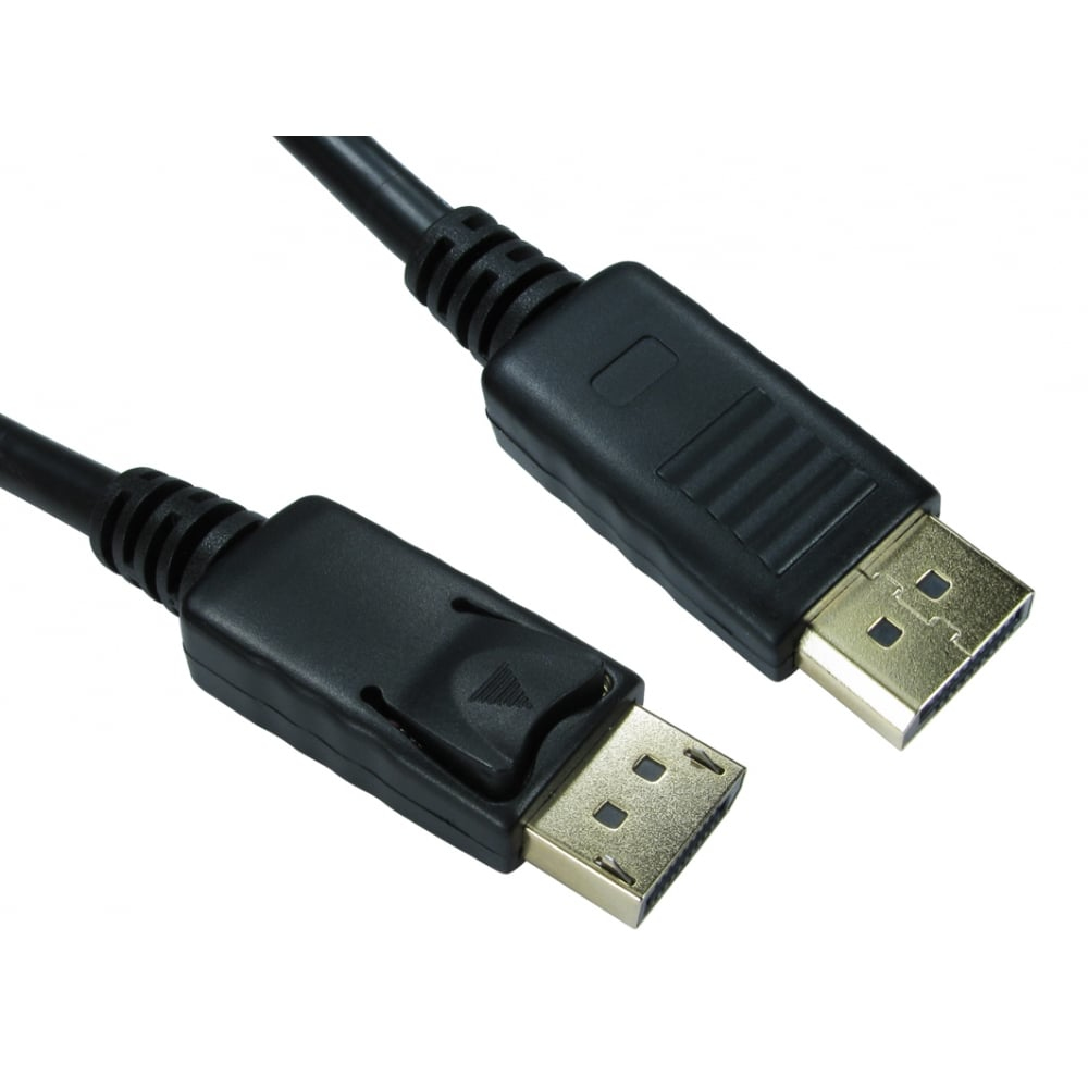 Cables Direct 99DP-001LOCK DisplayPort Cables - Black