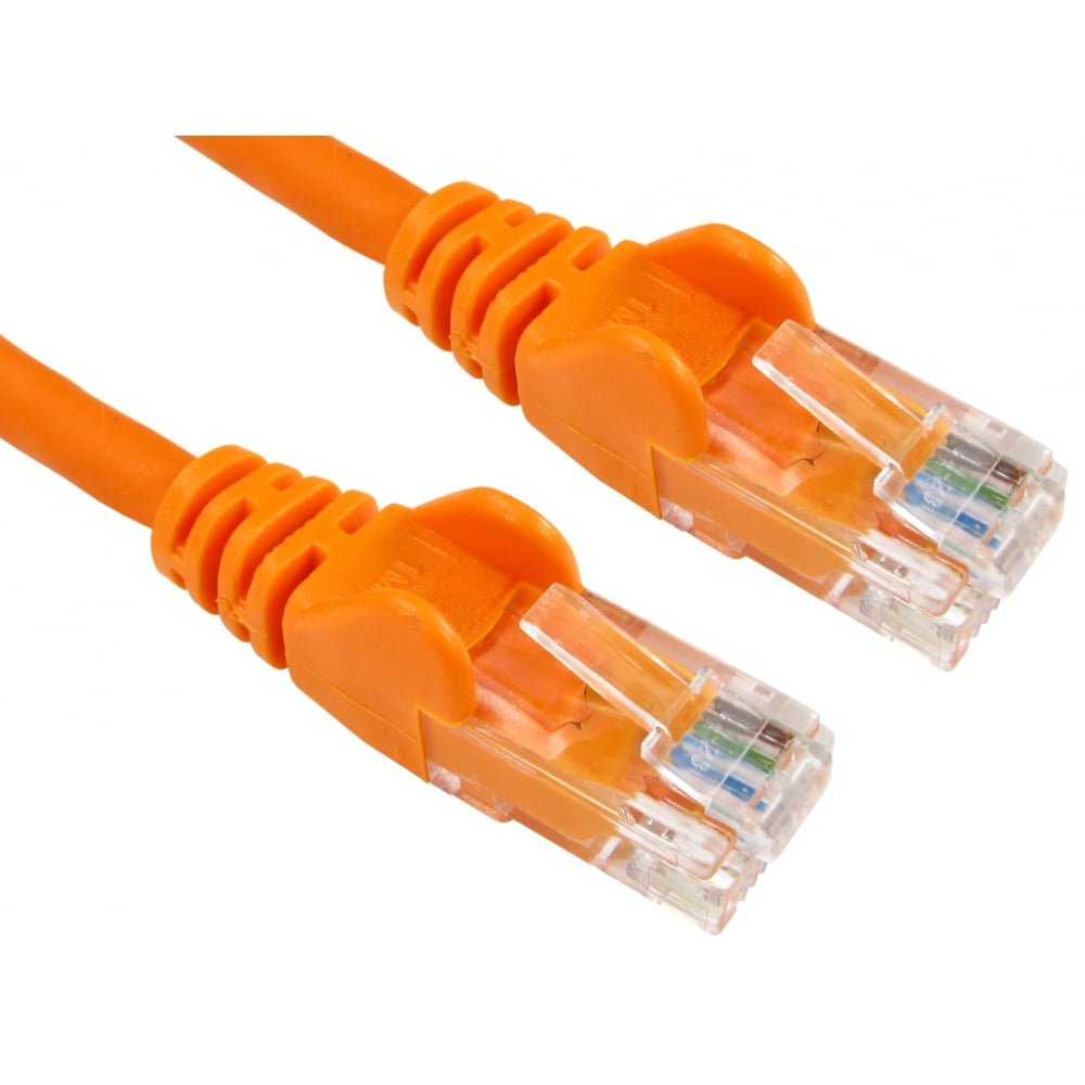 Cables Direct 1.5m Economy Gigabit Networking Cable - Orange