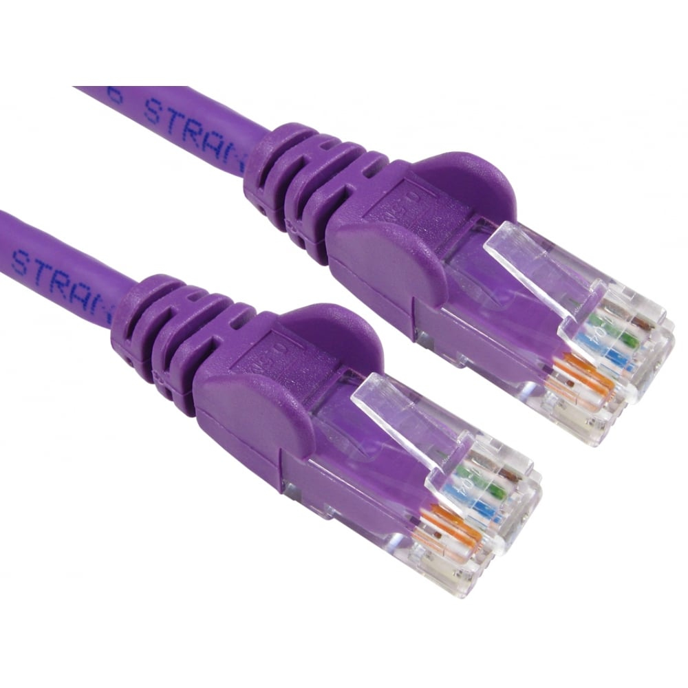 Cables Direct 1m Economy Gigabit Networking Cable - Violet