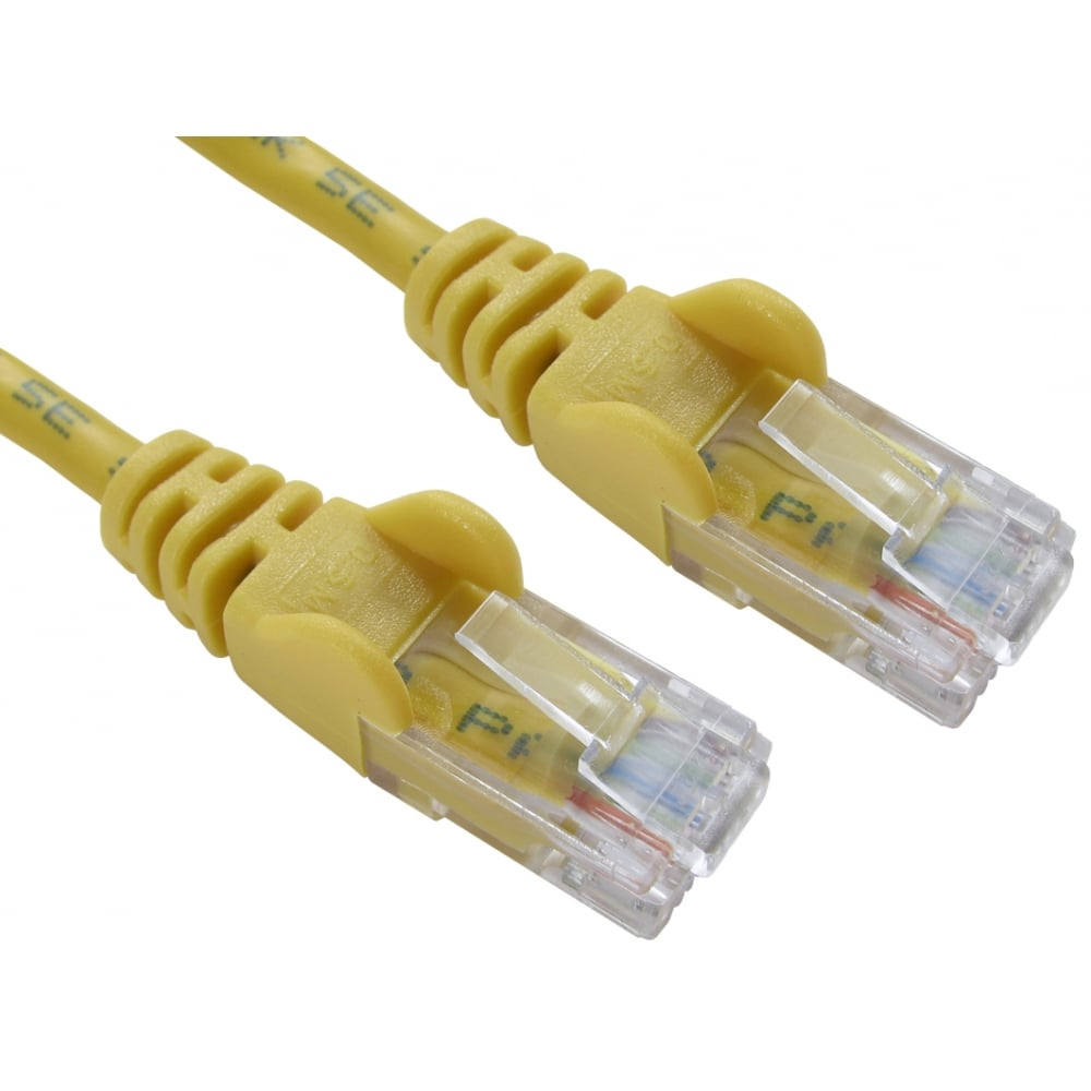 Cables Direct 3m Economy 10/100 Networking Cable - Yellow