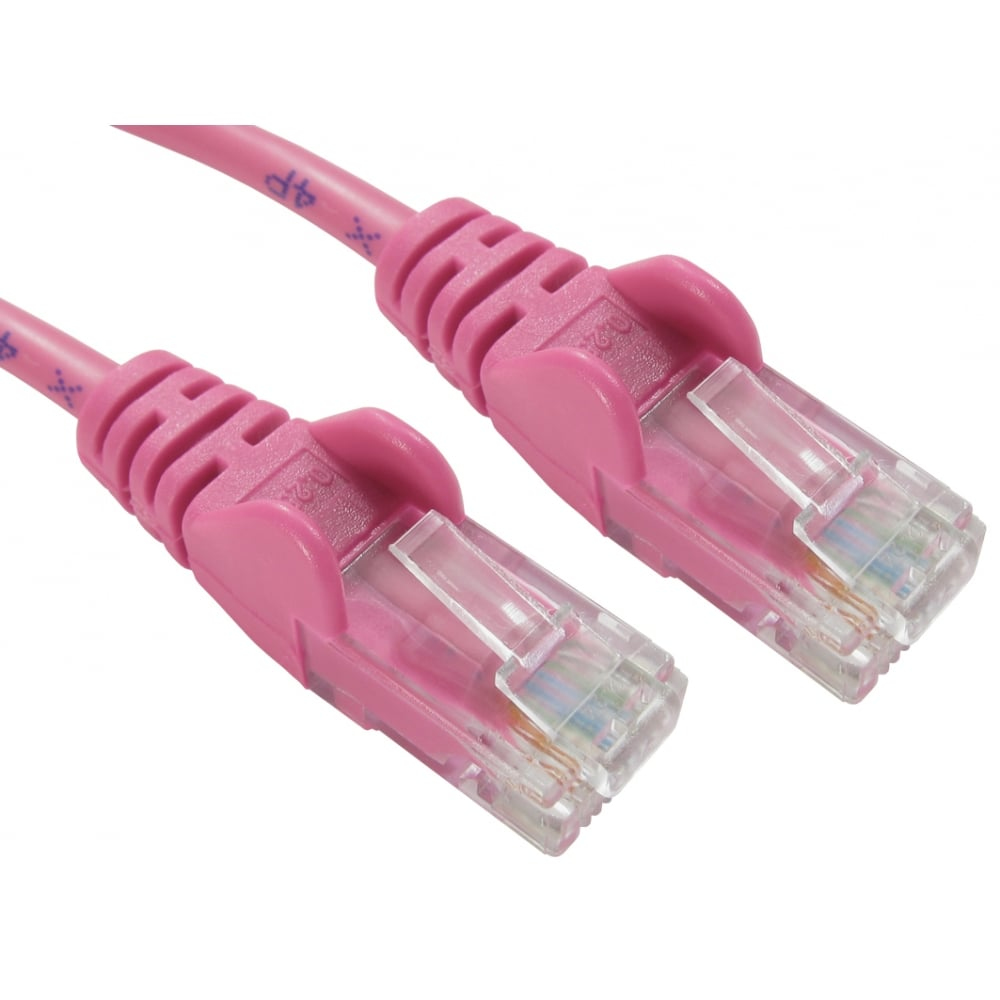 Cables Direct 20m Economy 10/100 Networking Cable - Pink