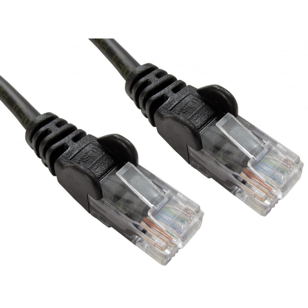 Cables Direct 50m Economy 10/100 Networking Cable - Black