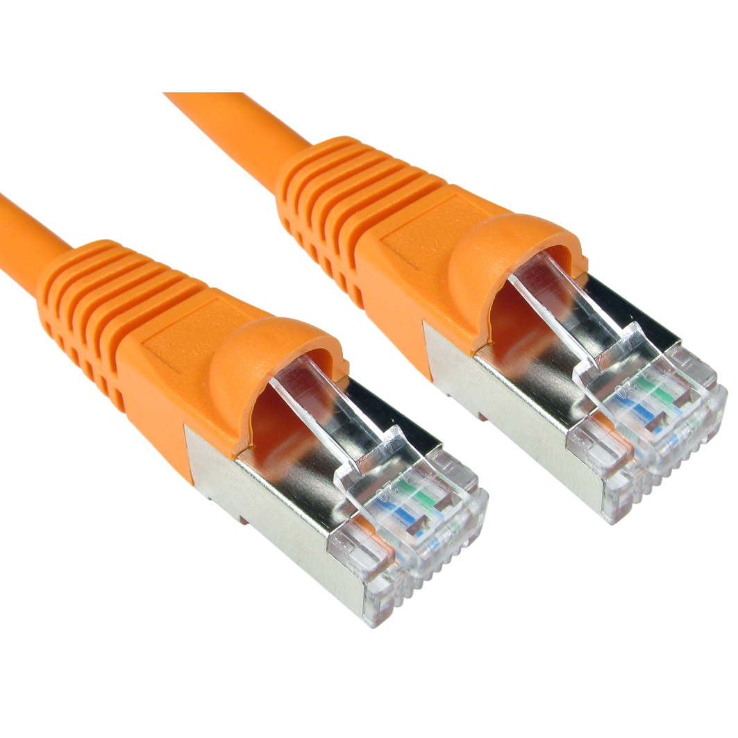 Cables Direct Cat6a Networking Cables - Orange