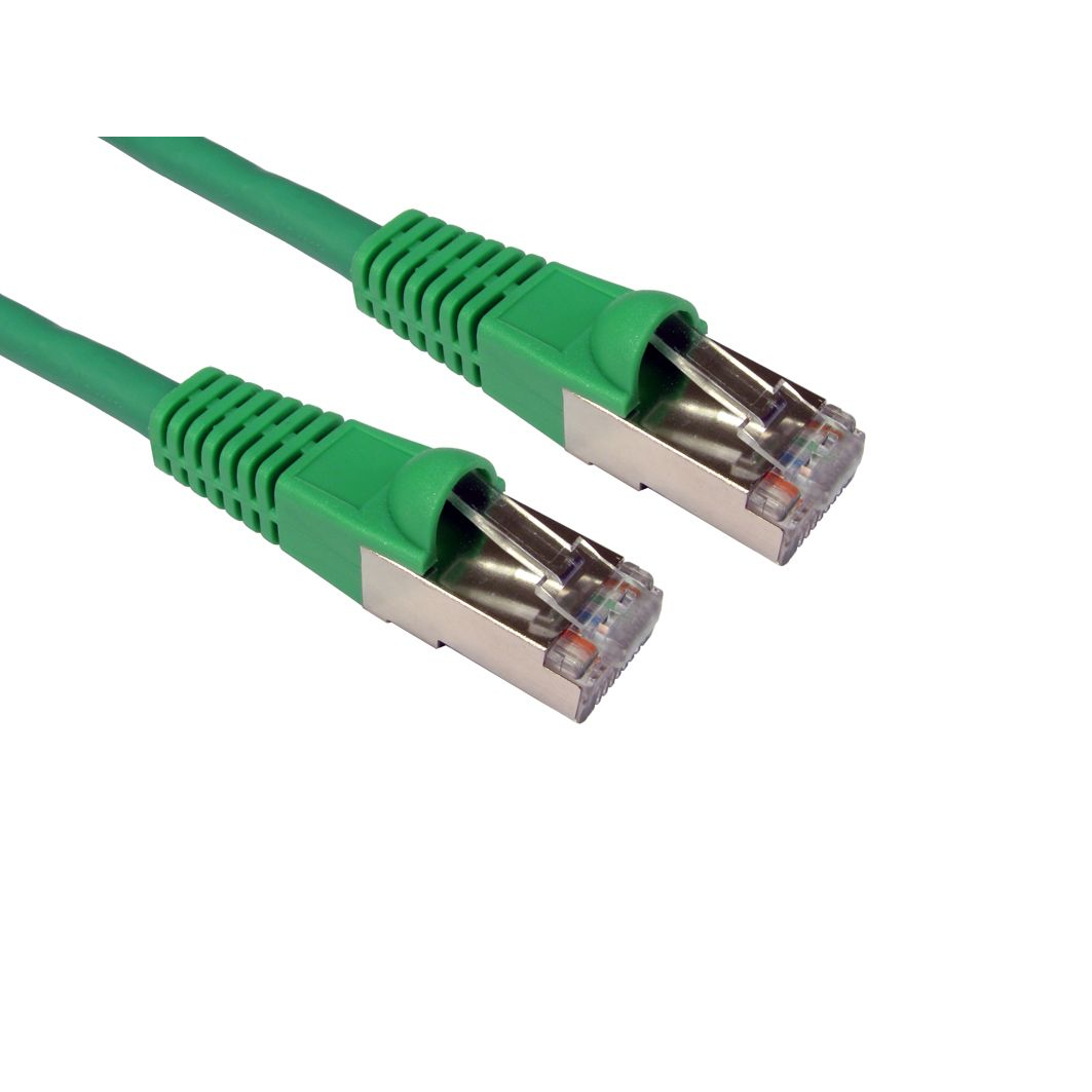 Cables Direct CAT6a Networking Cables - Green