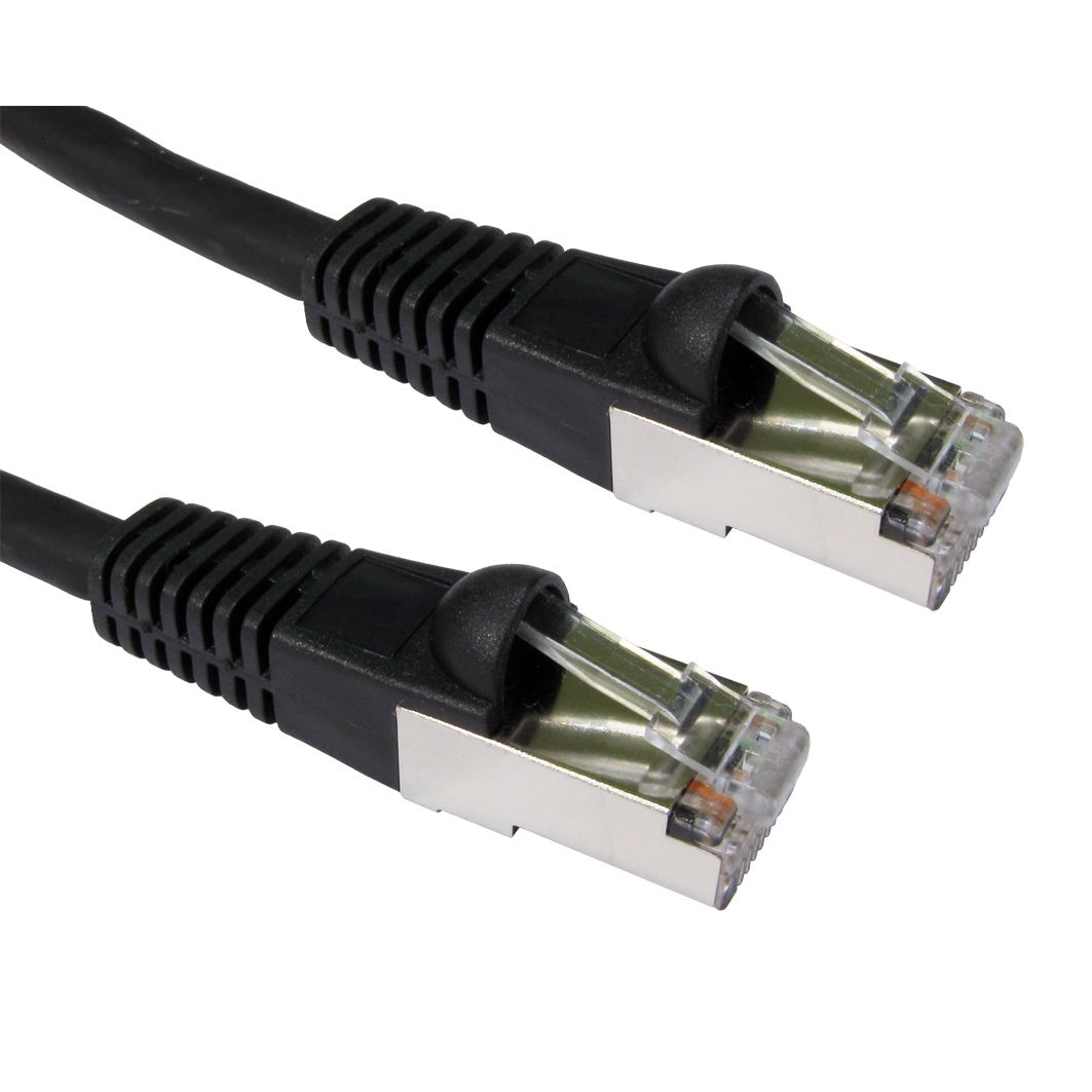 Cables Direct CAT6a Networking Cables - Black