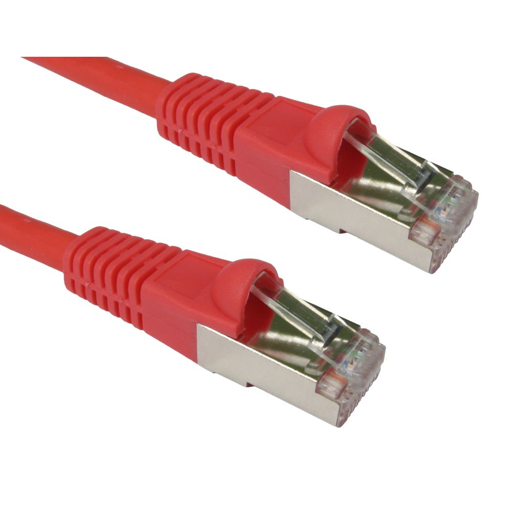 Cables Direct Cat6a Networking Cables - Red