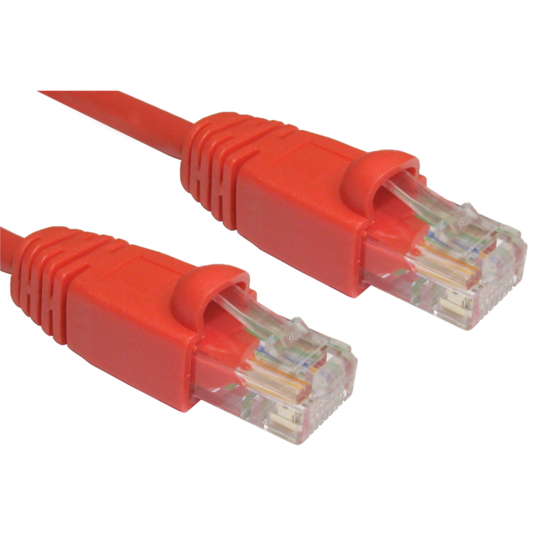 Cables Direct Cat5e Networking Cables - Red