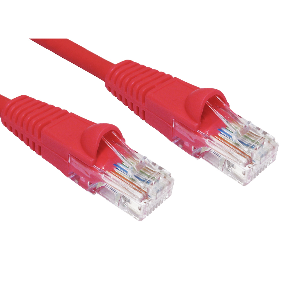 Cables Direct Cat5e Networking Cables - Red