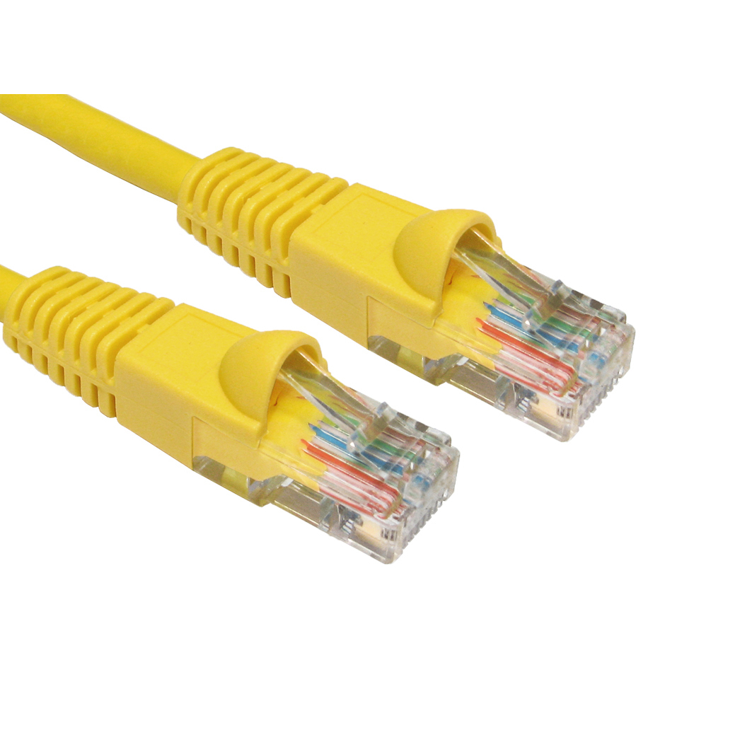 Cables Direct Cat5e Networking Cables - Yellow