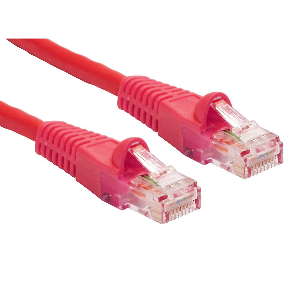 Cables Direct B6LZ-605R Networking Cables - Red