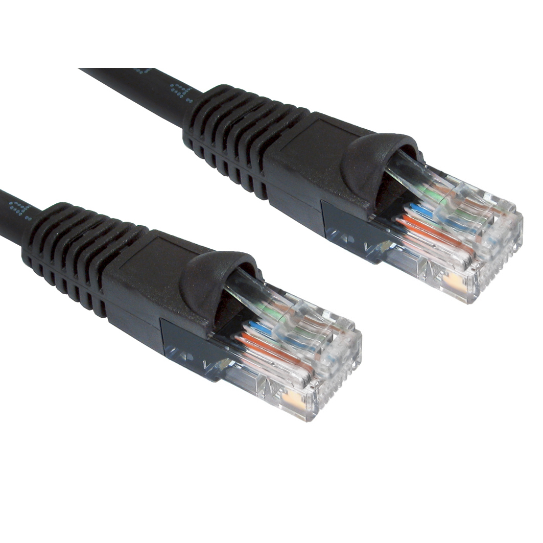 Cables Direct Cat6 Networking Cables - Black
