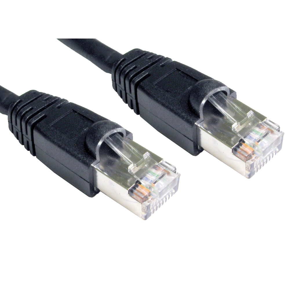 Cables Direct B6ST-700K Networking Cables - Black