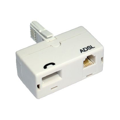 Cables Direct ADSL Microfilter (Adaptor Type) BT ADSL, BT White