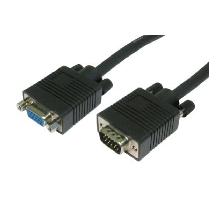 Cables Direct 10m SVGA VGA cable VGA (D-Sub) Black