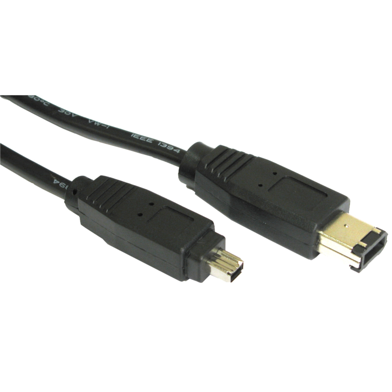 Cables Direct CDL-140EE2M FireWire Cables - Black