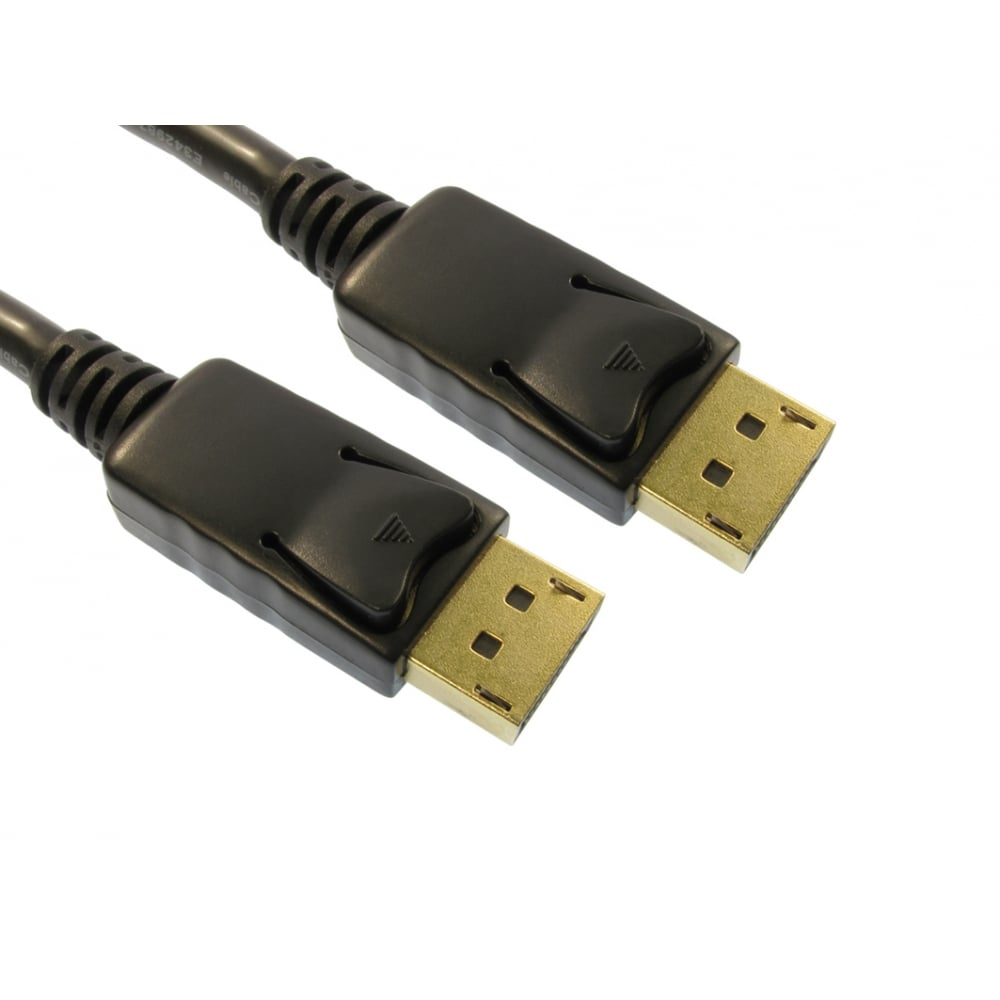 Cables Direct CDLDP-000LOCK DisplayPort Cables - Black