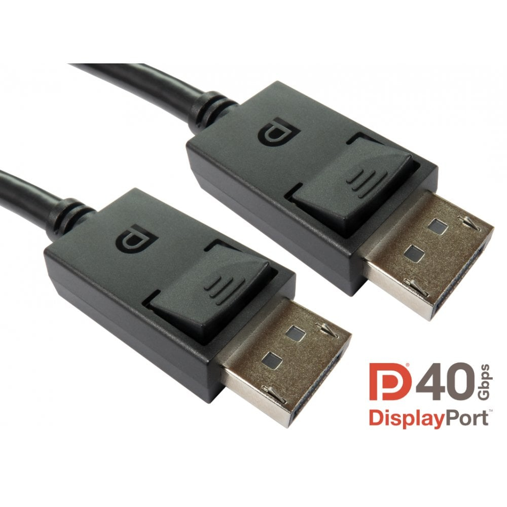 Cables Direct CDLDP40-02 DisplayPort Cables - Black
