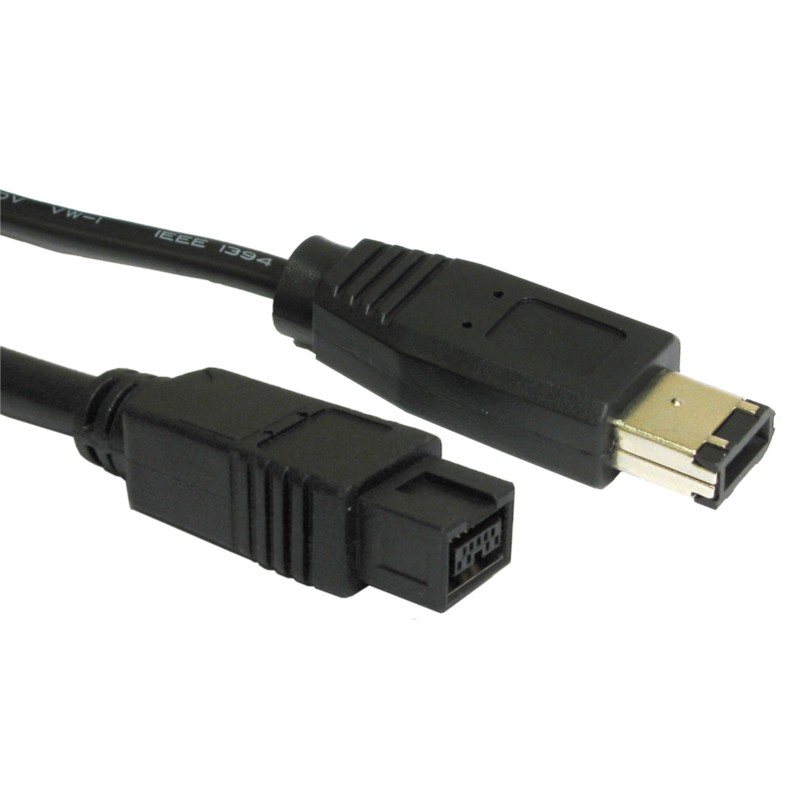 Cables Direct CDLIEE-1202 FireWire Cables - Black