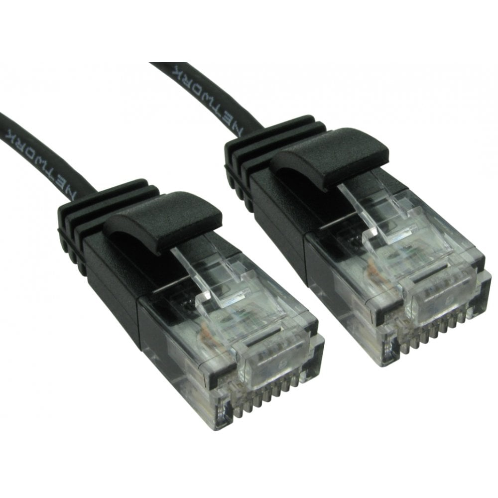 Cables Direct ERSLIM-102K Networking Cables - Black