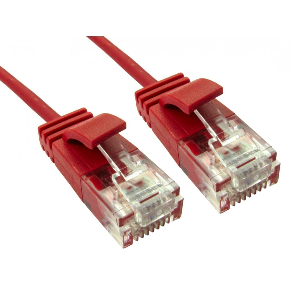Cables Direct ERSLIM-103R Networking Cables - Red