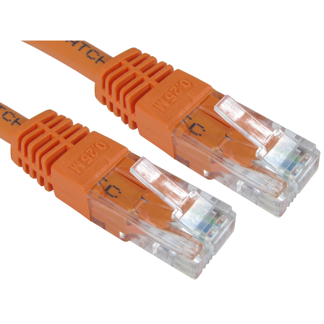 Cables Direct Cat6 Networking Cables - Orange