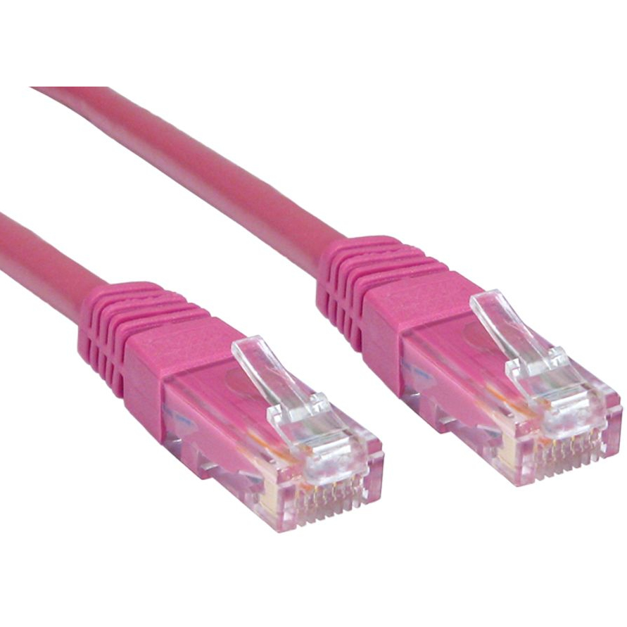 Cables Direct Cat6 Networking Cables - Pink