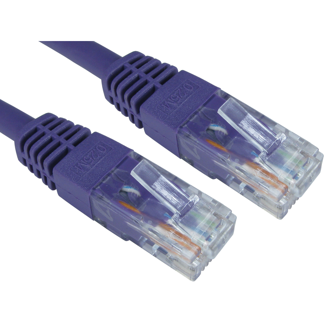 Cables Direct Cat6 Networking Cables - Violet
