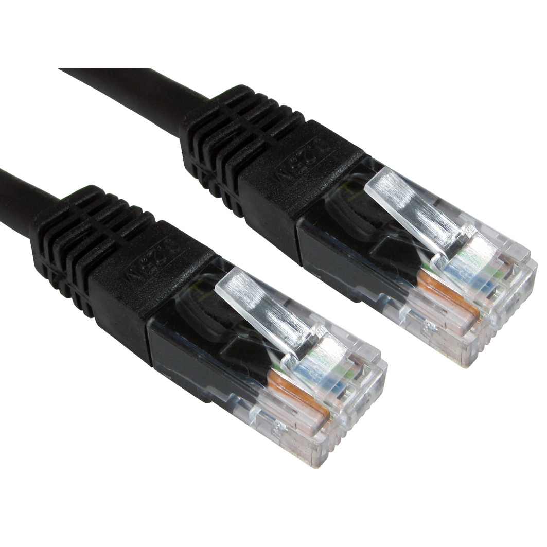 Cables Direct Cat6 Networking Cables - Black