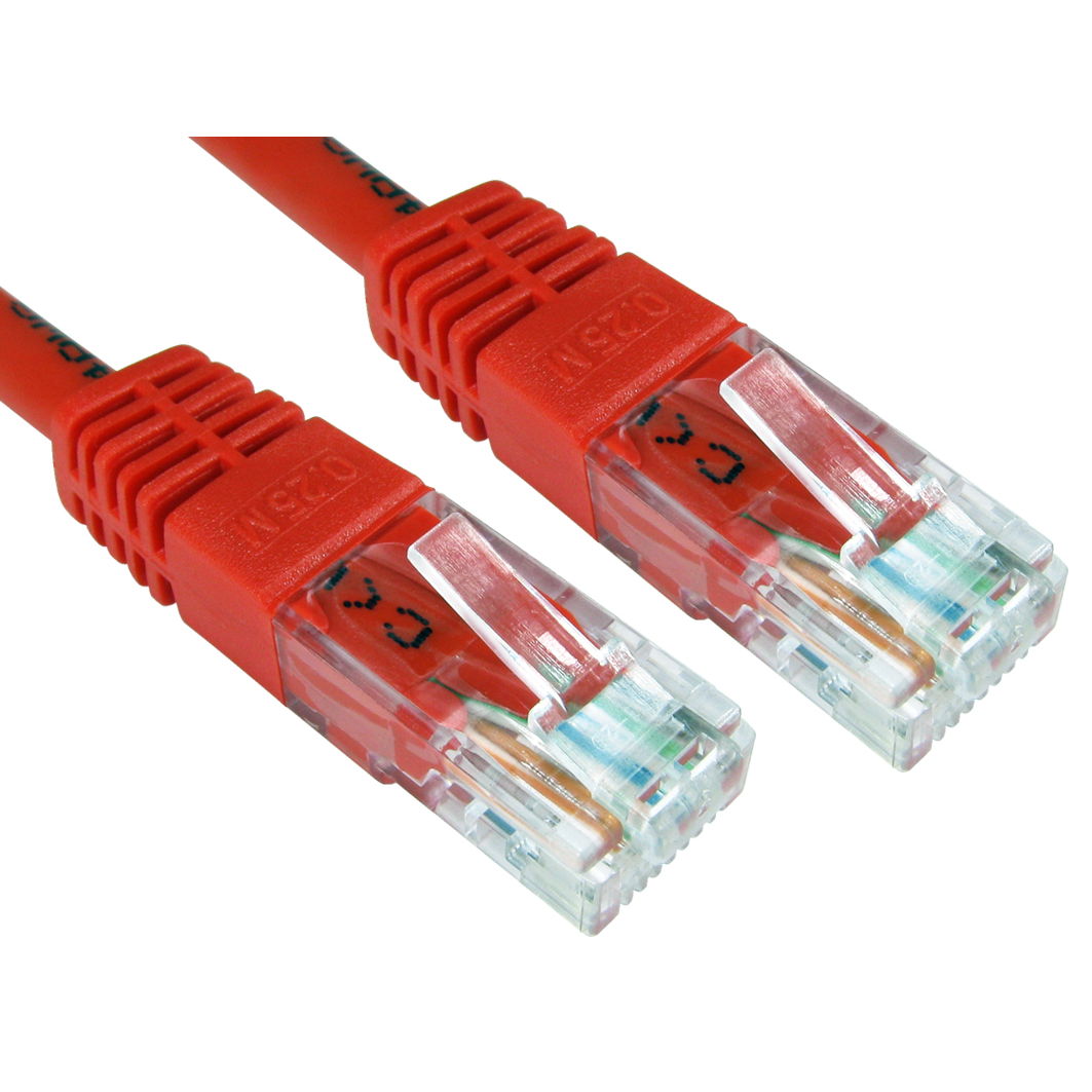 Cables Direct Cat6 Networking Cables - Red