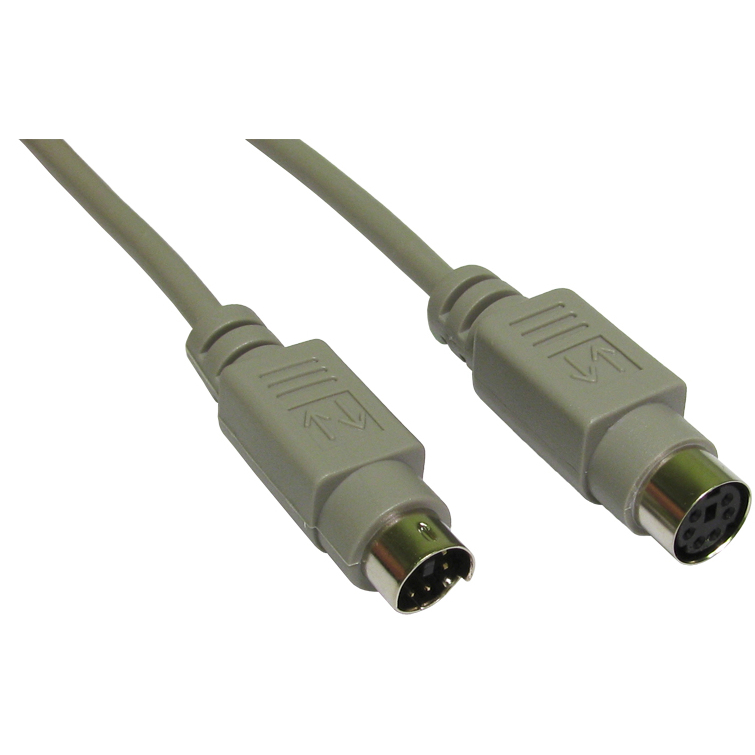 Cables Direct EX-102 PS/2 Cables - Grey