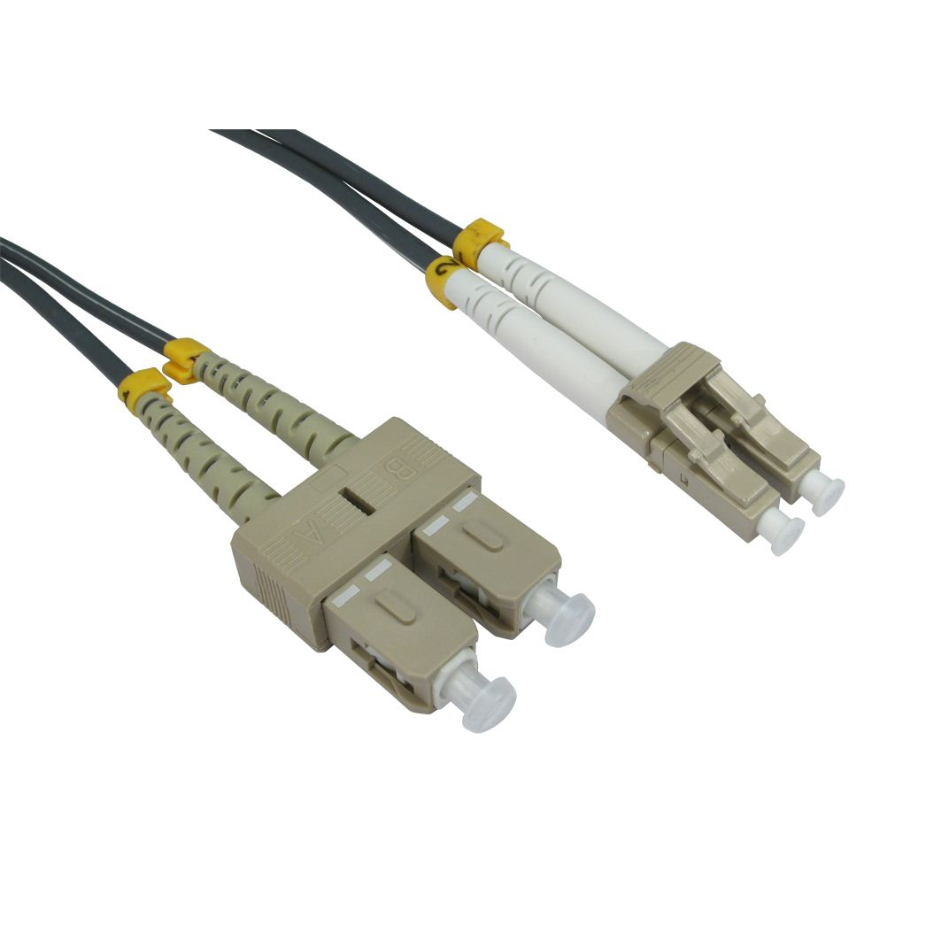 Cables Direct CDL 0.5m OM1 Fibre  Cable LC - SC