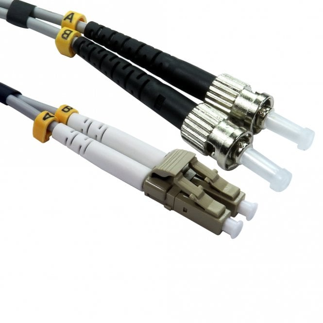 Cables Direct 10m OM1 Fibre Optic Cable LC - ST (Multi-Mode)