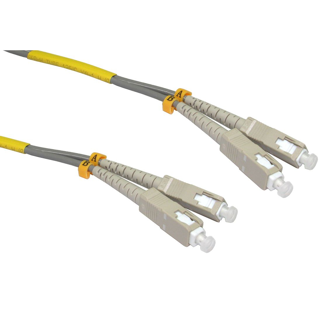 Cables Direct CDL 0.5m OM1 Fibre Cable SC - SC