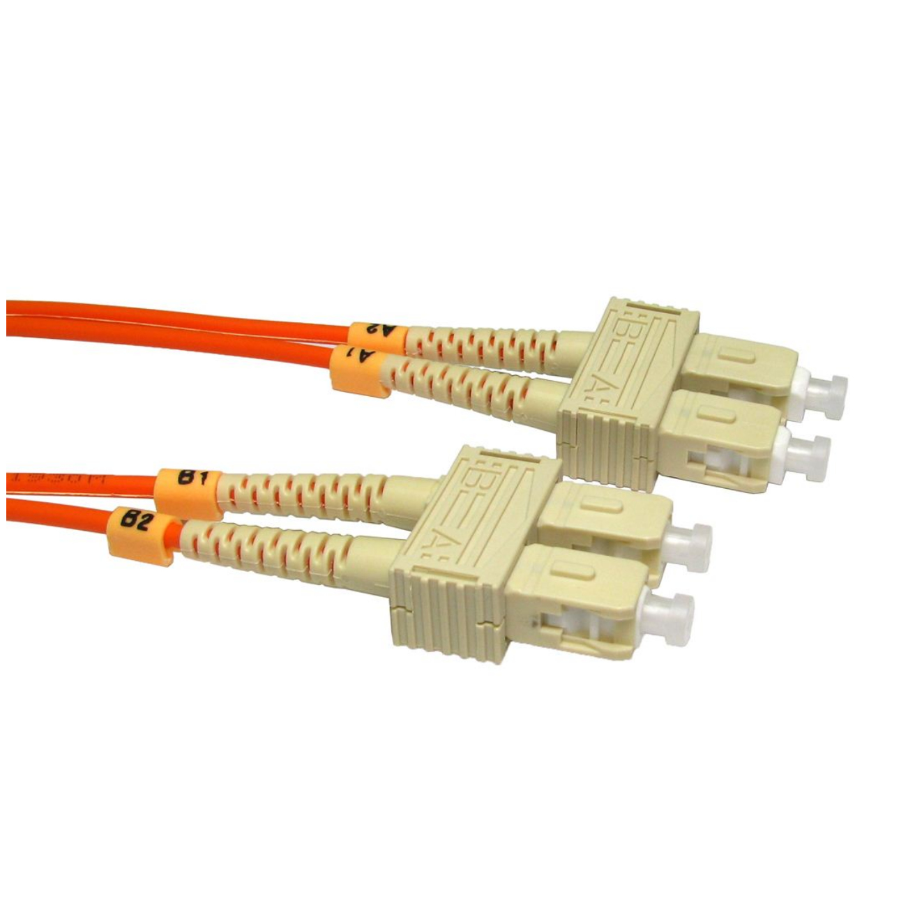 Cables Direct 1m OM2 Fibre Optic Cable SC - SC (Multi-Mode)