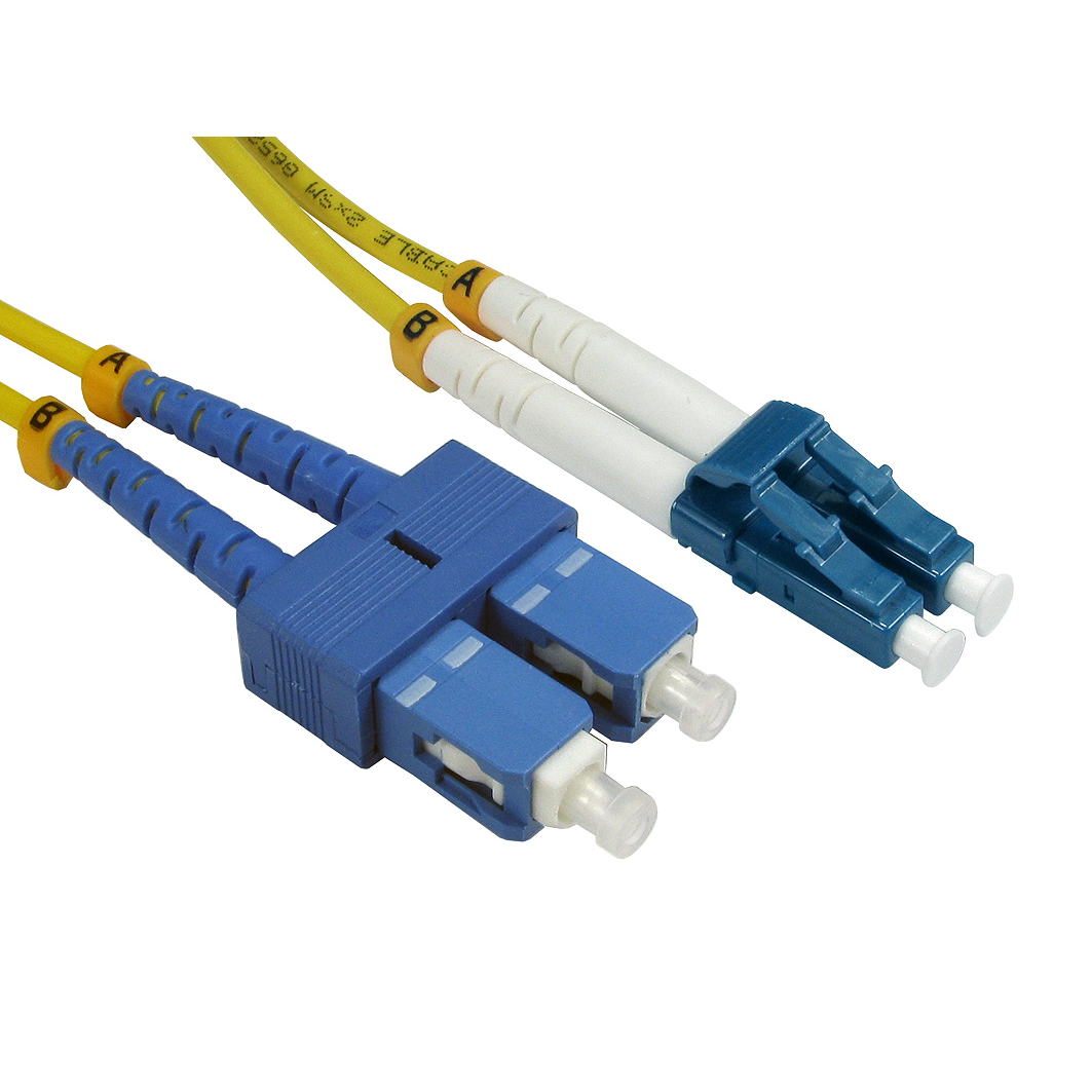Cables Direct CDL 0.5MTR LC-SC SM 9/125 -YELLOW