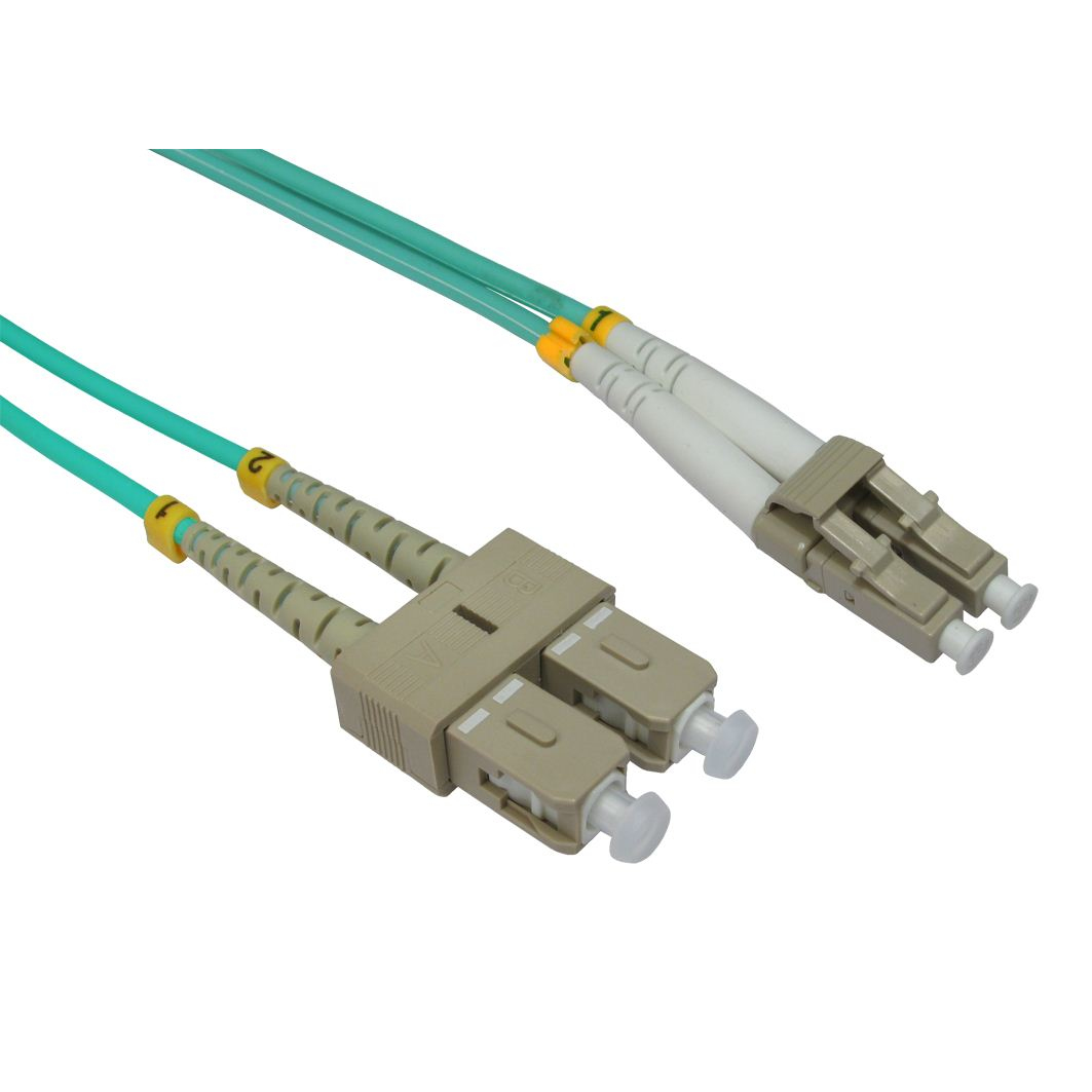 Cables Direct CDL 0.5m OM3 Fibre Cable LC-SC