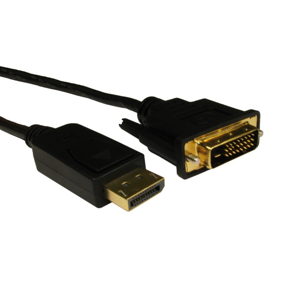 Cables Direct 2m DisplayPort (M) to DVI (M) Cable
