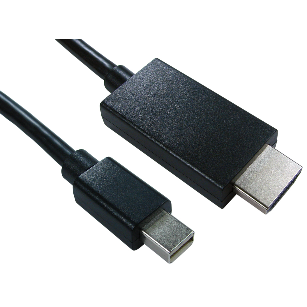 2M MINI DIS PORT (M) - HDMI (M) BLK
