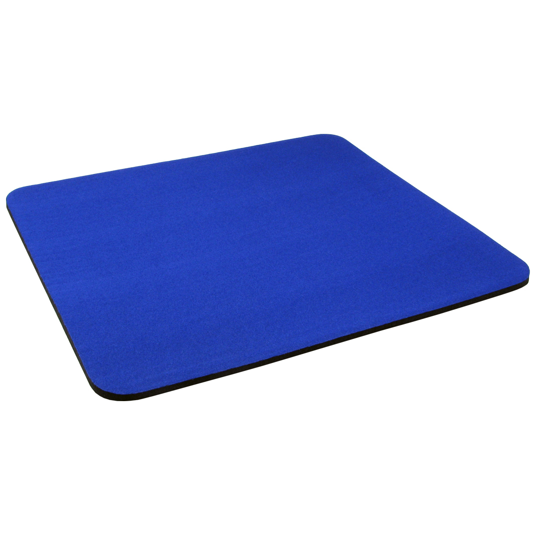 Cables Direct DARK BLUE MOUSE MAT 6MM CLOTH&RUBBER