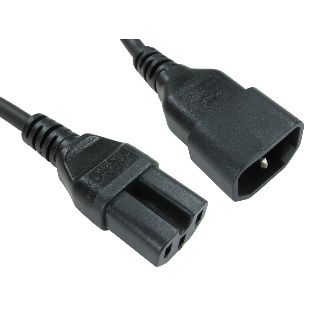 Cables Direct RB-255-MF1 Power Cables - Black