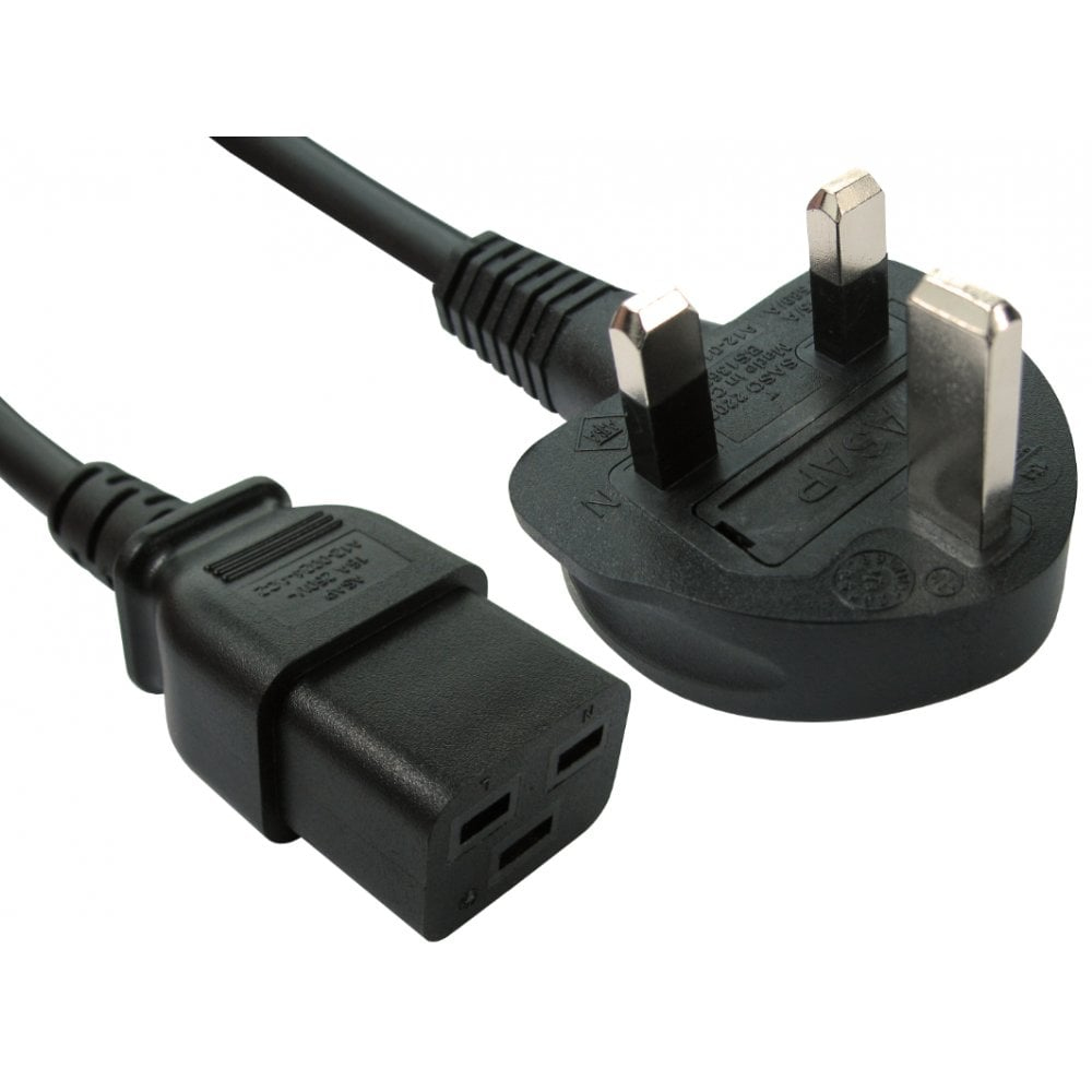 Cables Direct RB-293WH Power Cables - Black