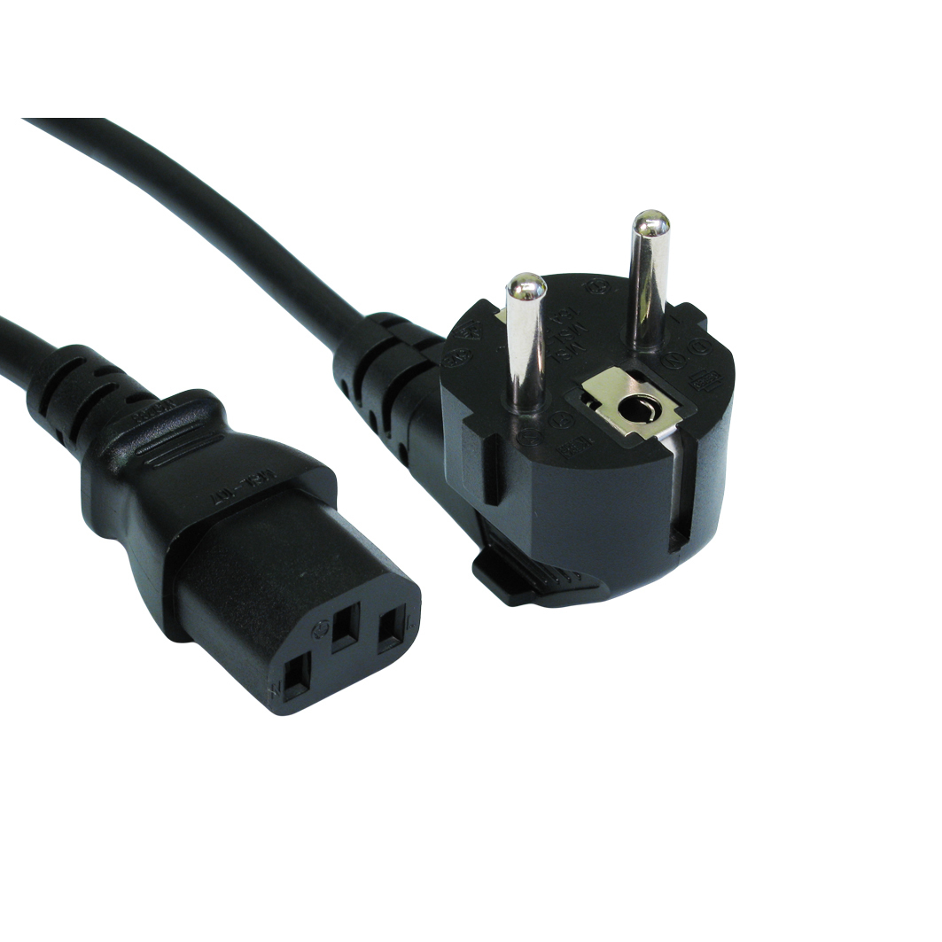 Cables Direct Euro - IEC (C13) 5m Black C13 coupler