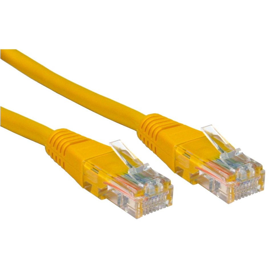 Cables Direct Cat5e Networking Cables - Yellow
