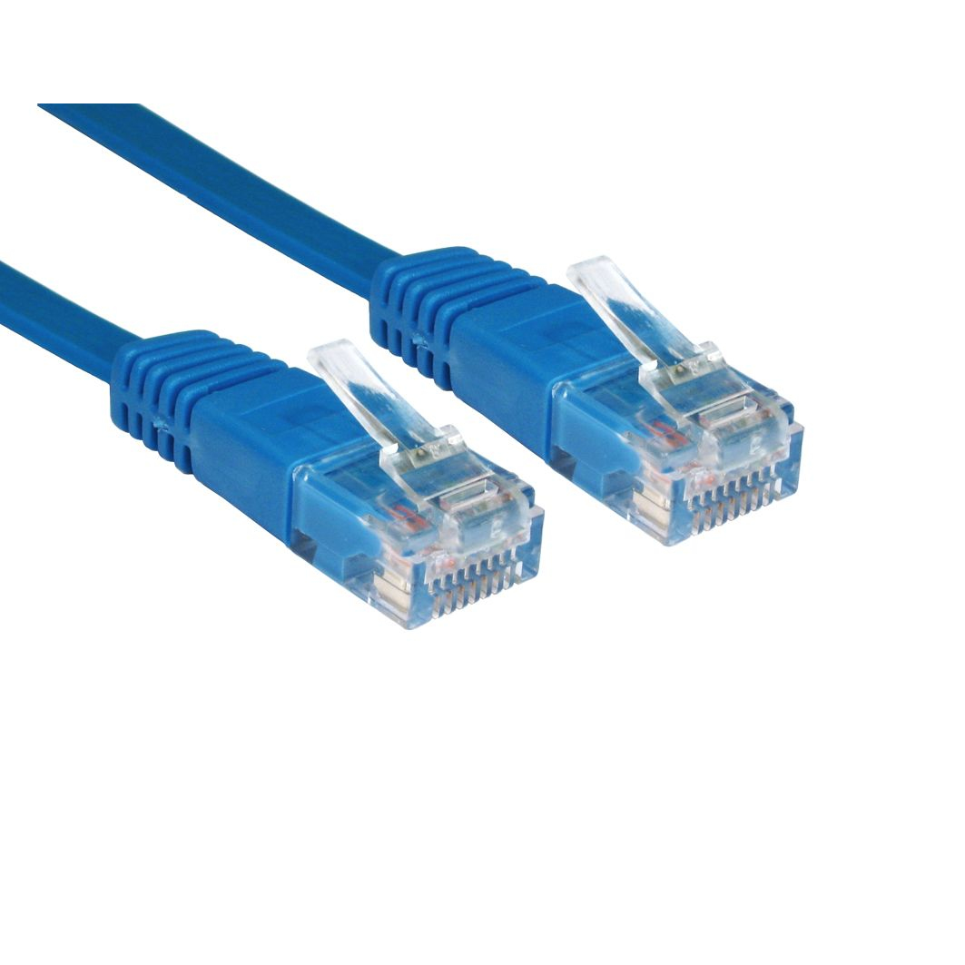 Cables Direct RJFLAT-03B Networking Cables - Blue