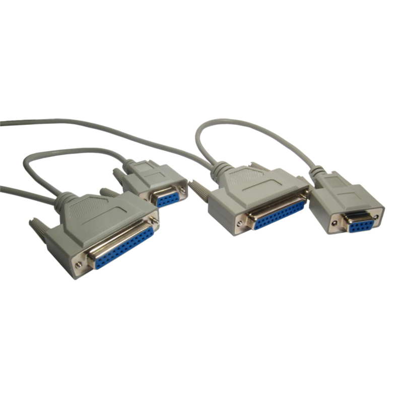 Cables Direct SL-444 Serial Cables - Grey